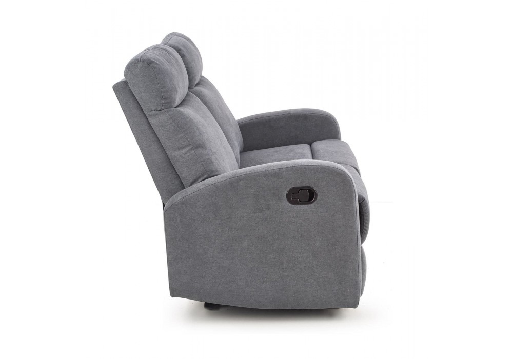 Диван Halmar-реклайнер Oslo 2s 128x95, 158 см чорний (V-CH-OSLO_2S-SOFA-C.POPIEL)