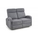 Диван Halmar-реклайнер Oslo 2s 128x95, 158 см чорний (V-CH-OSLO_2S-SOFA-C.POPIEL)