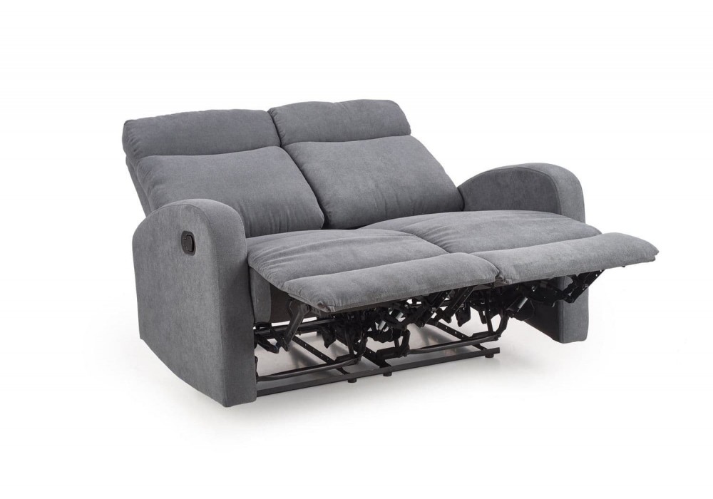 Диван Halmar-реклайнер Oslo 2s 128x95, 158 см чорний (V-CH-OSLO_2S-SOFA-C.POPIEL)
