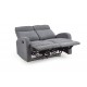 Диван Halmar-реклайнер Oslo 2s 128x95, 158 см чорний (V-CH-OSLO_2S-SOFA-C.POPIEL)