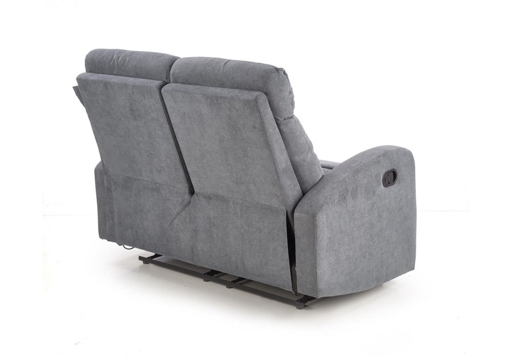 Диван Halmar-реклайнер Oslo 2s 128x95, 158 см чорний (V-CH-OSLO_2S-SOFA-C.POPIEL)