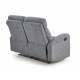Диван Halmar-реклайнер Oslo 2s 128x95, 158 см чорний (V-CH-OSLO_2S-SOFA-C.POPIEL)