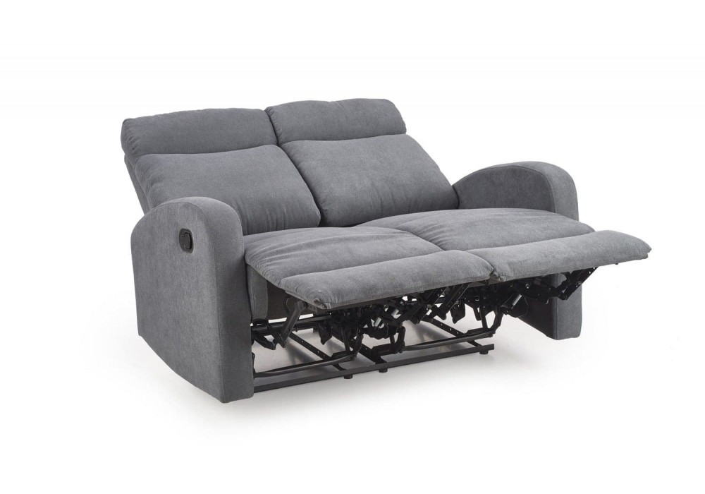 Диван Halmar-реклайнер Oslo 2s 128x95, 158 см чорний (V-CH-OSLO_2S-SOFA-C.POPIEL)