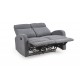 Диван Halmar-реклайнер Oslo 2s 128x95, 158 см чорний (V-CH-OSLO_2S-SOFA-C.POPIEL)