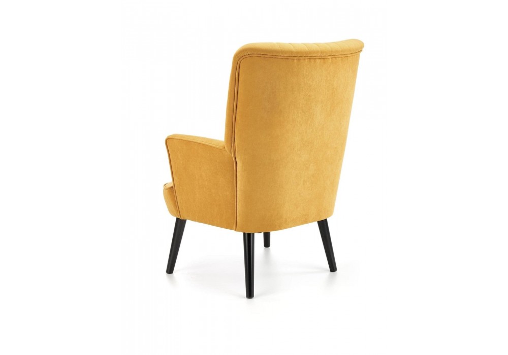 Крісло для дому Halmar Delgado гірчичний (V-PL-DELGADO-FOT-MUSZTARDOWY)