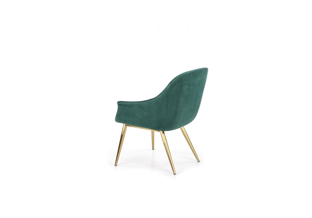 Крісло для дому Halmar Elegance 2 темно-зелений, золотий (V-CH-ELEGANCE_2-FOT)