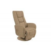 Крісло-реклайнер Halmar з функцією масажу Pulsar 2 бежеви