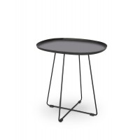 Журнальний стіл Halmar Tina 50x42 см чорний (V-CH-TINA-LA