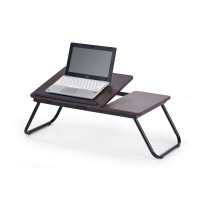 Стіл для ноутбука Halmar B19 60x34 см горіх, чорний (V-CH