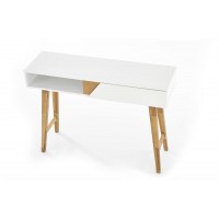 Консоль Halmar Kn1 110x35 см белый, дуб медовый (V-CH-KN/