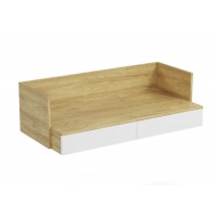 Письмовий стіл Halmar Mobius biurko 2S-BIEL 55x110 см нат