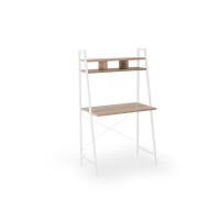 Письмовий стіл Halmar Narvik b2 84x46 см білий, дуб соном