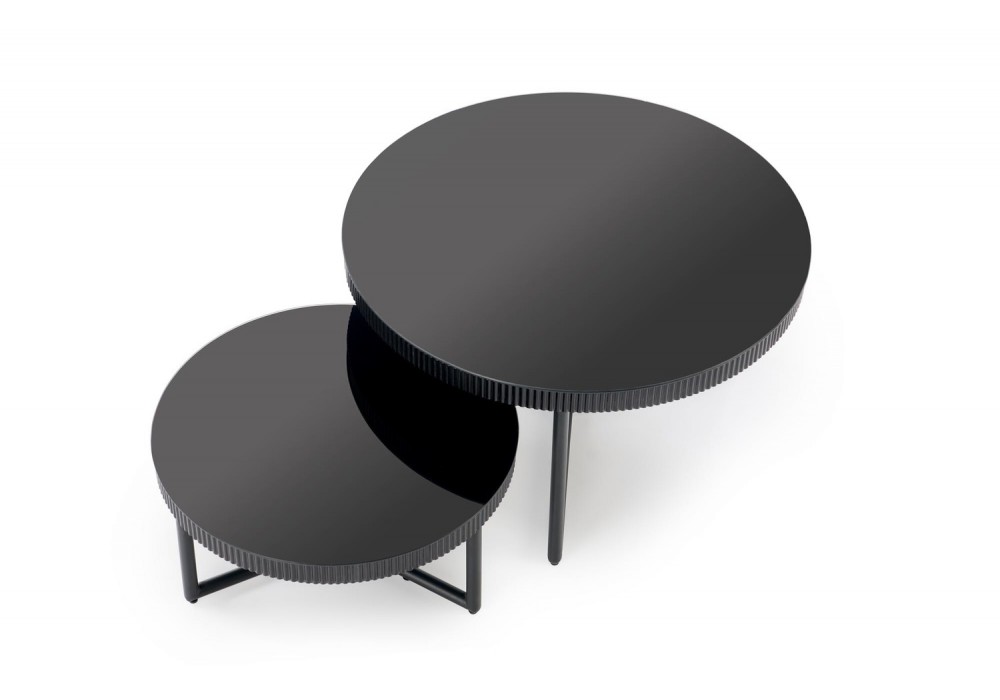 Кавовий столик Halmar Cosmo 80x80 см чорний (V-CH-COSMO-LAW)