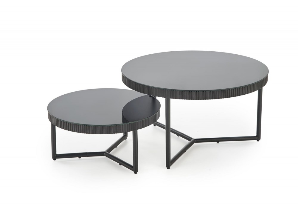 Кавовий столик Halmar Cosmo 80x80 см чорний (V-CH-COSMO-LAW)