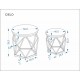 Комплект журнальных столов Halmar Cielo 40-50 см кашемир (V-CH-CIELO-LAW)