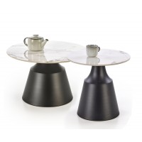 Комплект журнальних столів Halmar Magneta 70x70 см білий 