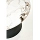 Комплект журнальных столов Halmar Magneta 70x70 см белый мрамор, чёрный (V-CH-MAGNETA-LAW)