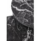 Комплект журнальных столов Halmar Oreo 53x53 см чёрный мрамор, чёрный (V-CH-OREO-LAW-CZARNY_MARMUR)