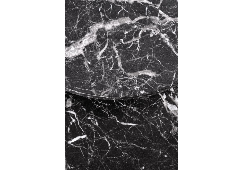 Комплект журнальных столов Halmar Oreo 53x53 см чёрный мрамор, чёрный (V-CH-OREO-LAW-CZARNY_MARMUR)