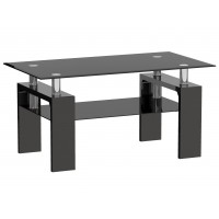 Журнальний стіл Furnitex A08-2-H-55 110x60 см чорний (A08