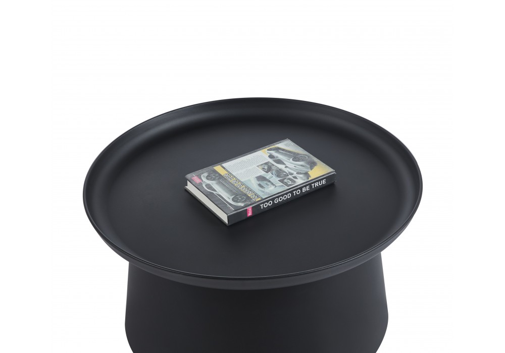 Журнальний стіл Furnitex L17-FX Fi70 см чорний (L17-FX 4673)