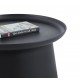 Журнальний стіл Furnitex L17-FX Fi70 см чорний (L17-FX 4673)