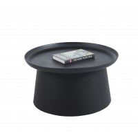 Журнальний стіл Furnitex L17-FX Fi70 см чорний (L17-FX 46