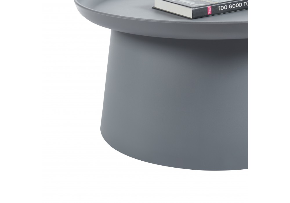 Журнальний стіл Furnitex L17-FX Fi70 см сірий (L17-FX 4674)