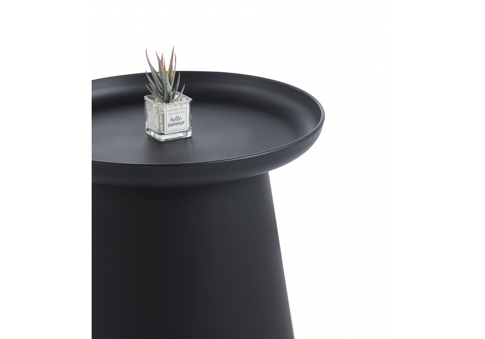 Журнальний стіл Furnitex L18-FX Fi50 см чорний (L18-FX 4676)