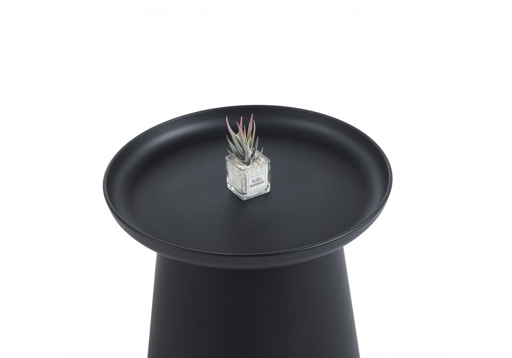 Журнальний стіл Furnitex L18-FX Fi50 см чорний (L18-FX 4676)