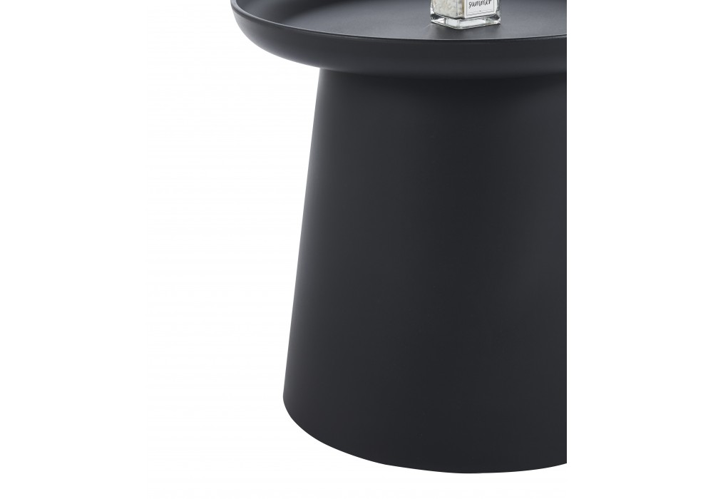 Журнальний стіл Furnitex L18-FX Fi50 см чорний (L18-FX 4676)