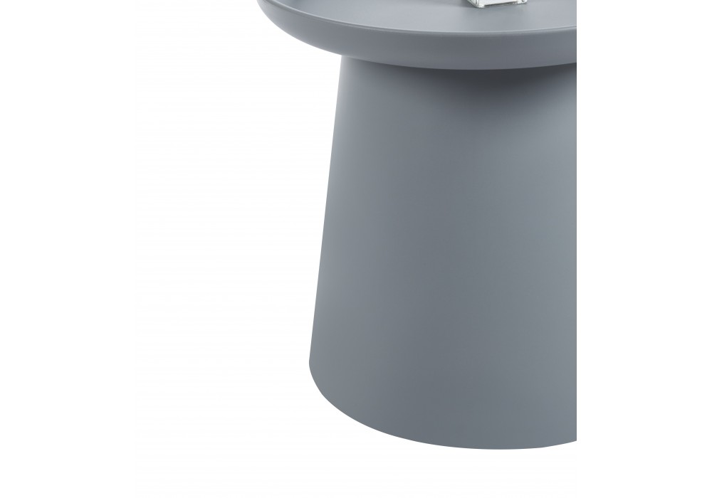 Журнальний стіл Furnitex L18-FX Fi50 см сірий (L18-FX 4677)
