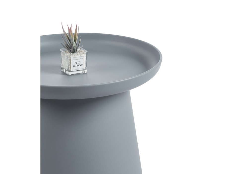 Журнальний стіл Furnitex L18-FX Fi50 см сірий (L18-FX 4677)