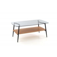 Кавовий столик Halmar Anastasia 106x60 см чорний, дуб зол