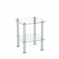 Журнальний стіл Halmar Canaria 45x45 см хром (V-CH-CANARI