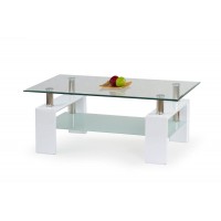 Журнальний стіл Halmar Diana h 110x60 см хром, білий (V-C