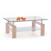 Журнальний стіл Halmar Diana h 110x60 см хром, дуб сонома