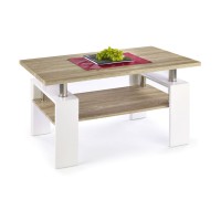 Журнальний стіл Halmar Diana h mdf 110x60 см білий, хром 