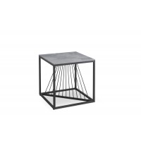 Журнальний стіл Halmar Infinity 2 квадратний 55x55 см чор