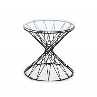 Журнальный стол Halmar Lobo 45x45 см черный (V-CH-LOBO-LA