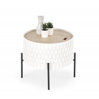 Журнальный столик Halmar Sintra 35x35 см белый (V-CH-SINT