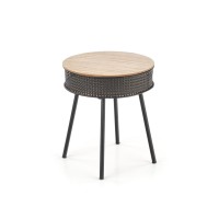 Журнальный столик Halmar Trofea 40x40 см черный (V-CH-TRO