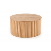 Журнальний столик Halmar Woody 80x80 см чорний (V-CH-WOOD