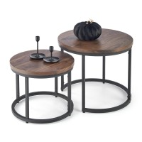 Комплект журнальних столів Halmar Oreo 53x53 см горіховий
